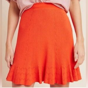 Anthropologie Maeve Jovie Ribbed
Sweater‎ Mini Skirt-Size XS
